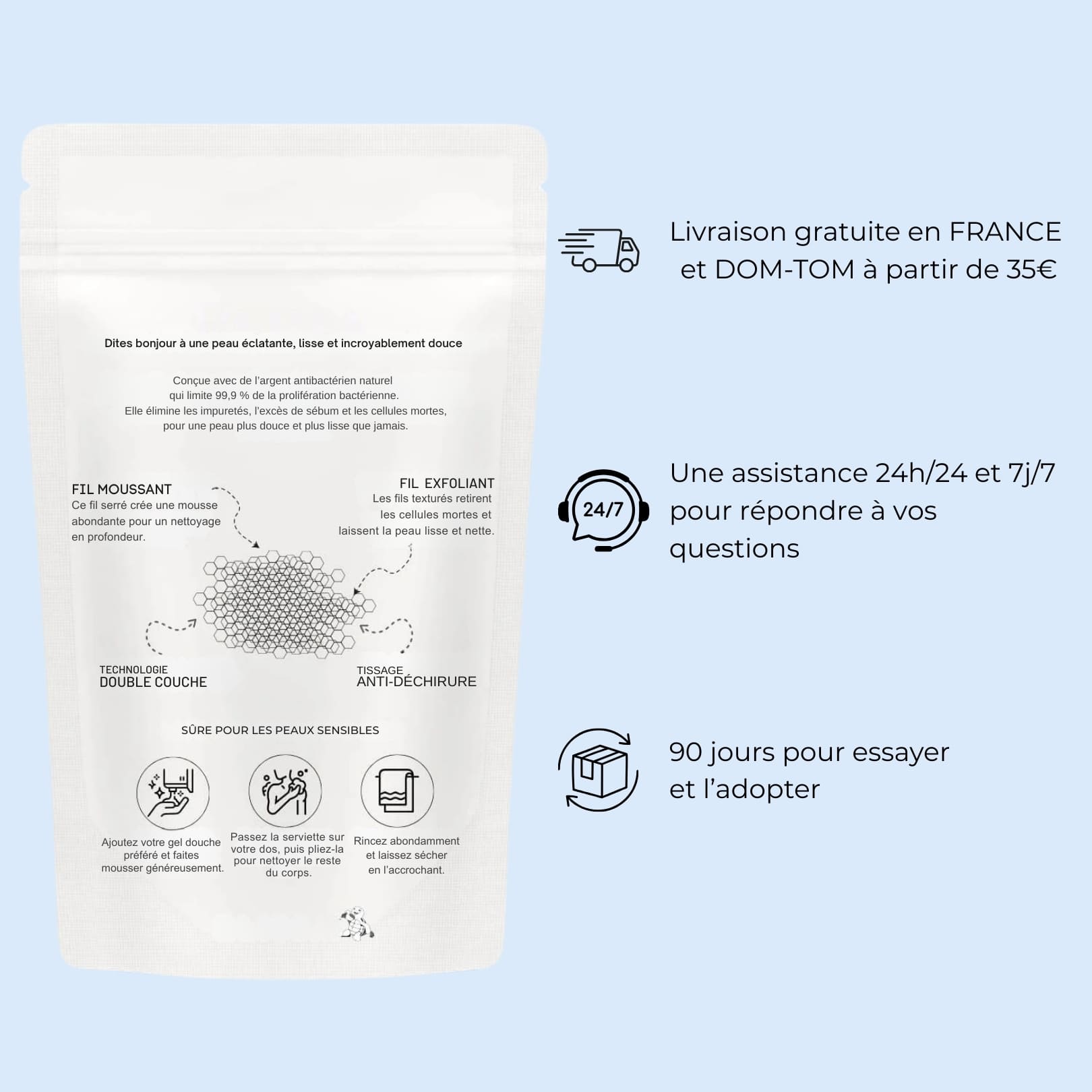 EasyScrub™ — Soin exfoliant quotidien